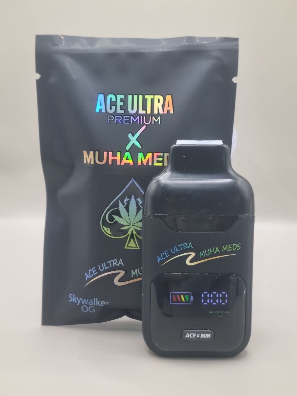 Muha Meds X Ace Ultra Dual Flavours 1ML